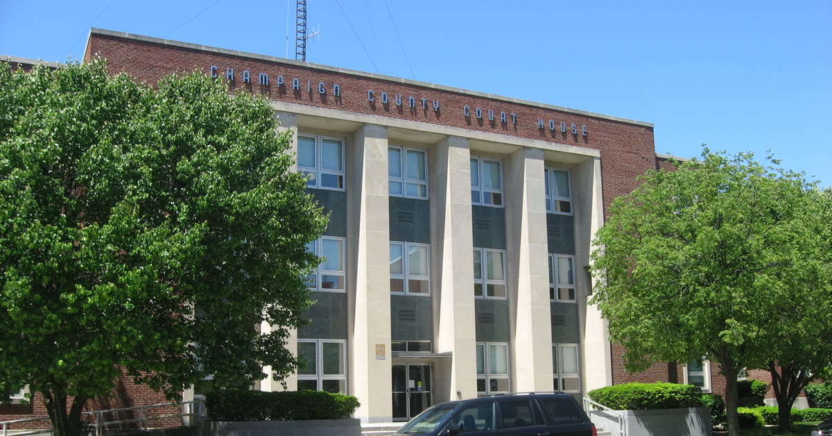 Champaign County Courthouse in Urbana, Ohio