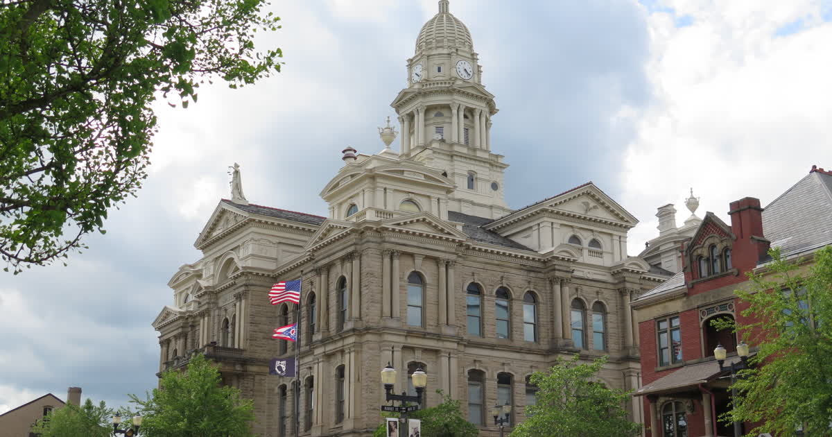 Belmont County Courthouse in St. Clairsville, Ohio