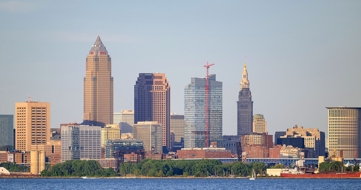The Cleveland skyline in Cuyahoga County, where voters decide two county levies on the Nov. 3 ballot