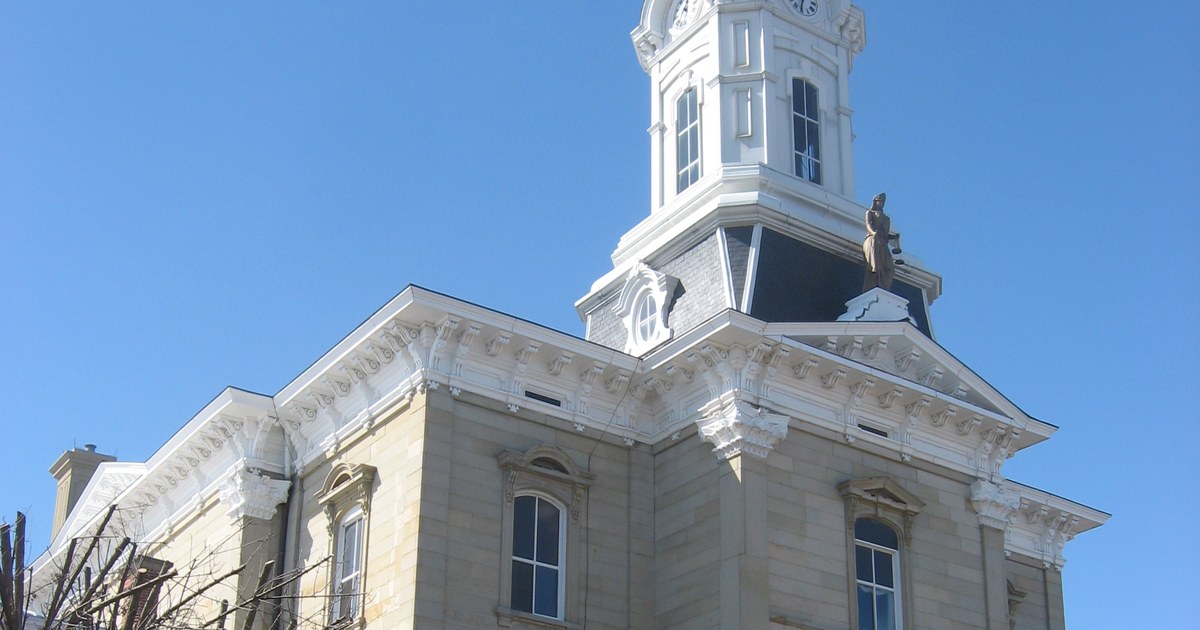 The Darke County Courthouse in Greenville, where voters decide a mental health levy renewal on the Nov. 3 ballot