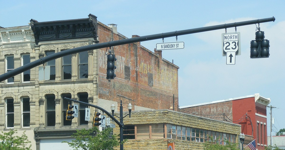 South Sandusky Street in downtown Delaware, where voters decide three countywide levies on the Nov. 3 ballot