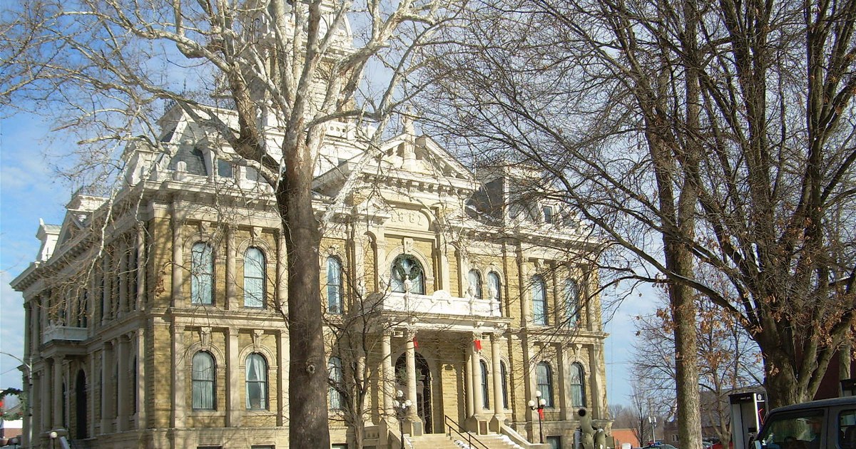 Guernsey County Courthouse in Cambridge, Ohio