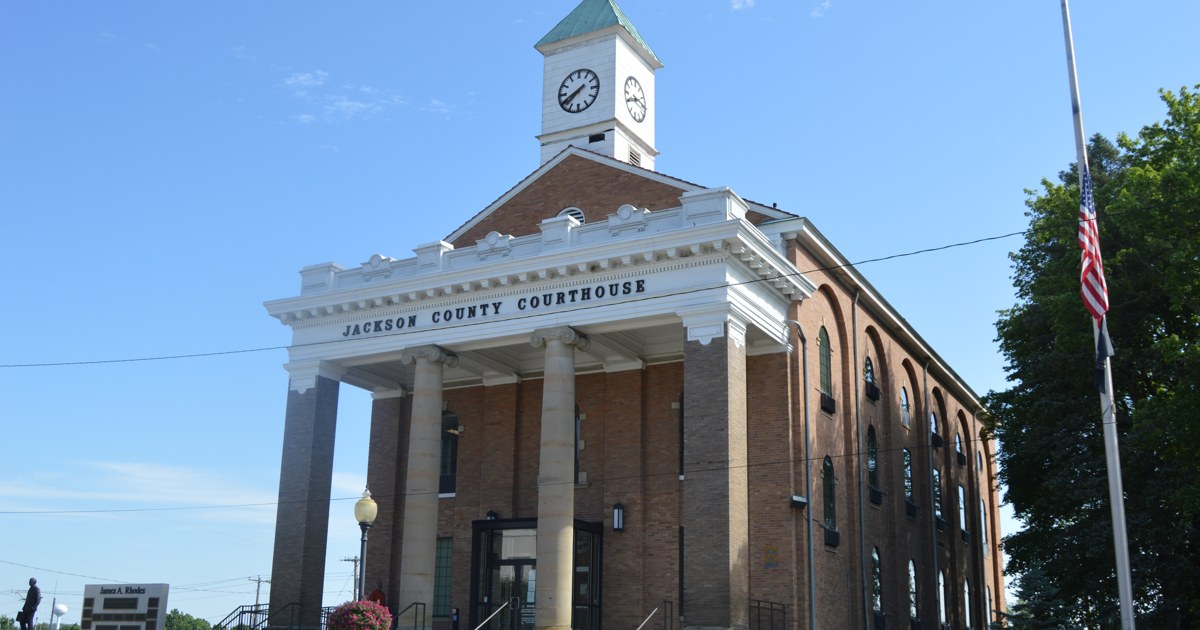 Jackson County Courthouse in Jackson, Ohio