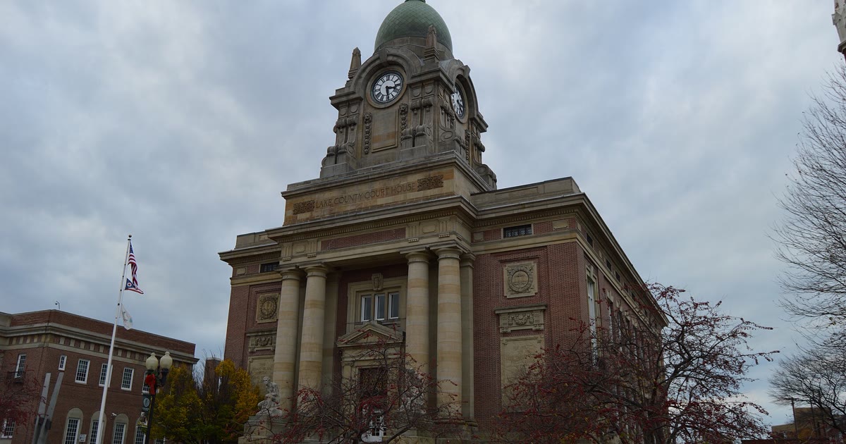 Lake County Courthouse in Painesville, Ohio