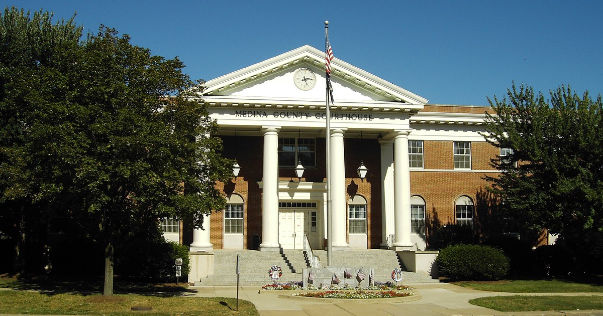 Medina County Courthouse in Medina, Ohio, featured in the Nov. 3 election preview