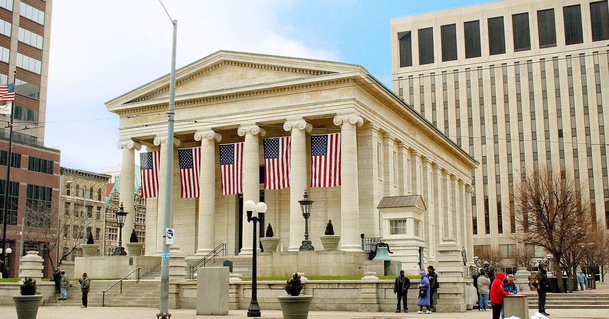 The Old Montgomery County Courthouse in Dayton, Ohio
