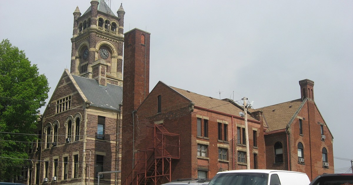 The Perry County Courthouse in New Lexington, Ohio