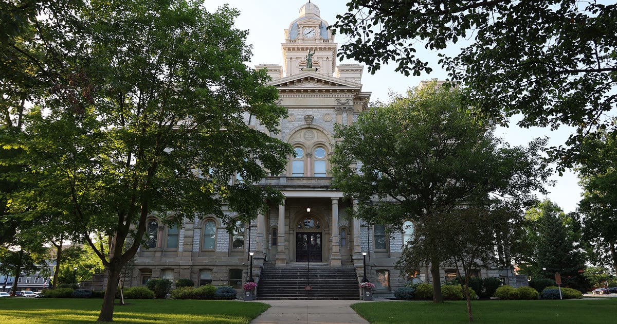 Shelby County Courthouse in Sidney, Ohio
