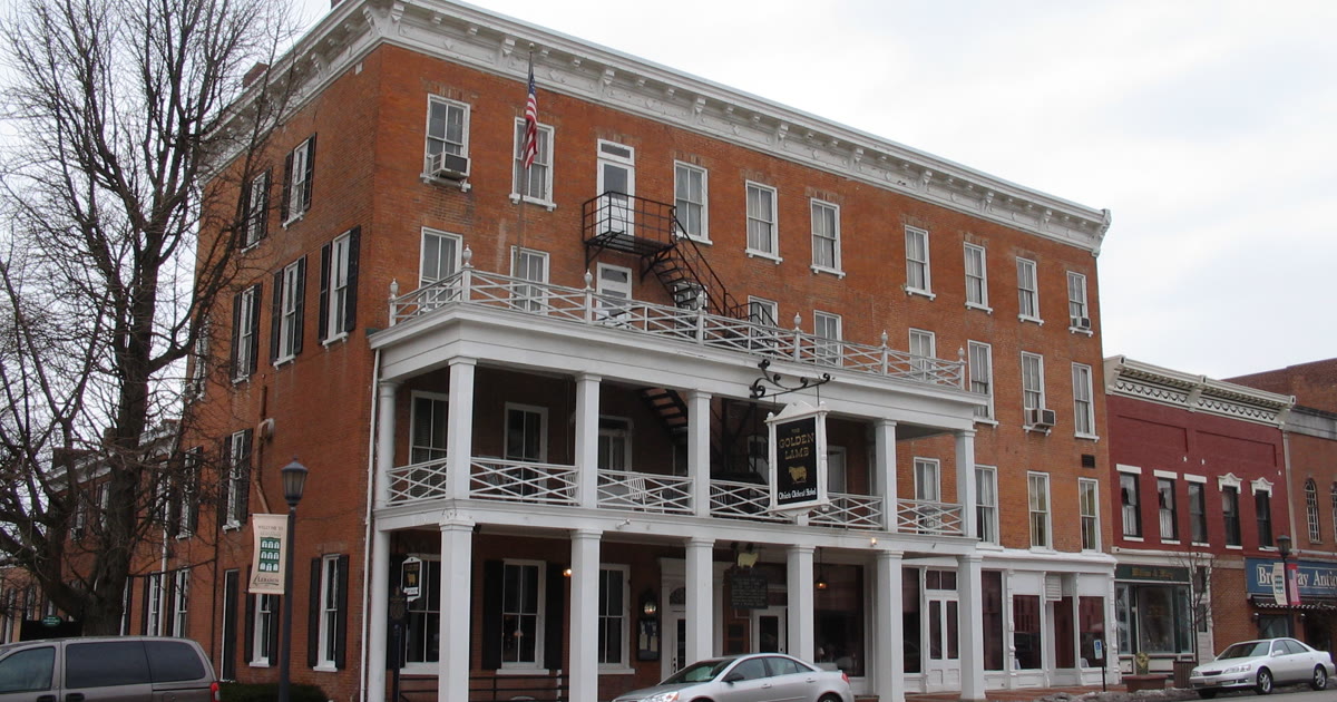The Golden Lamb in downtown Lebanon, Ohio