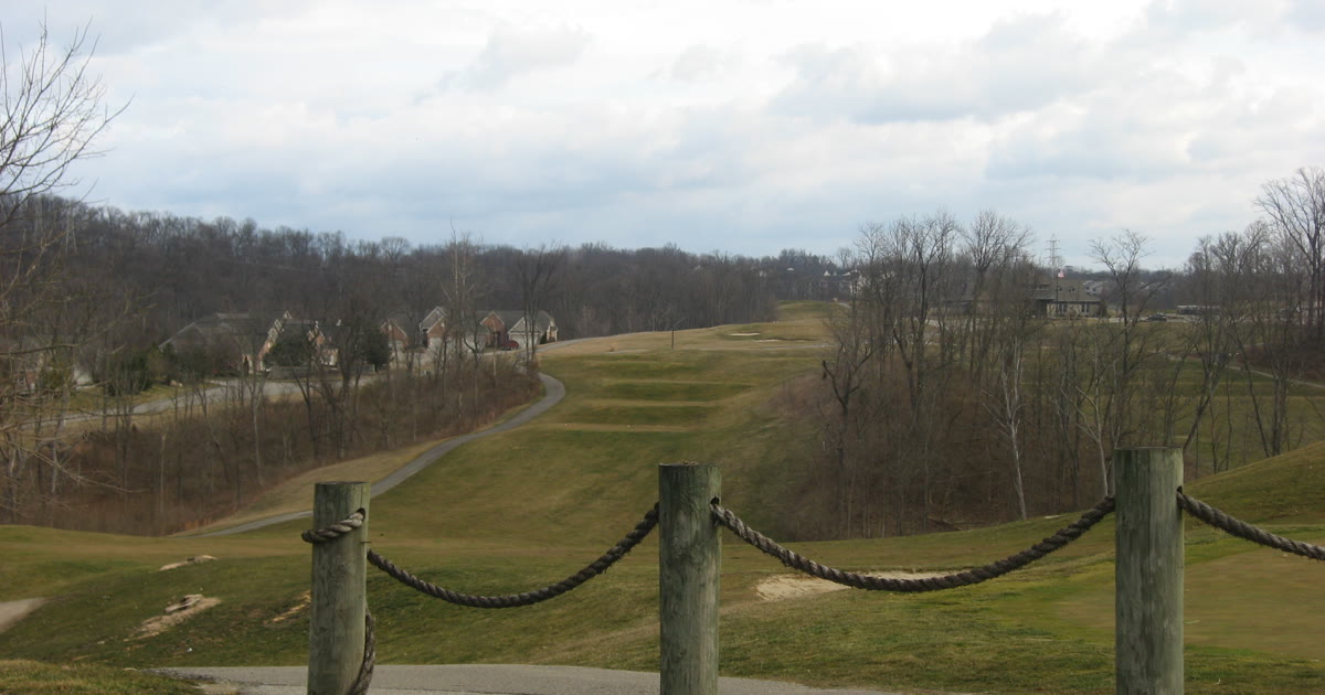 Seventh hole of the South Course at NCR Country Club in Kettering