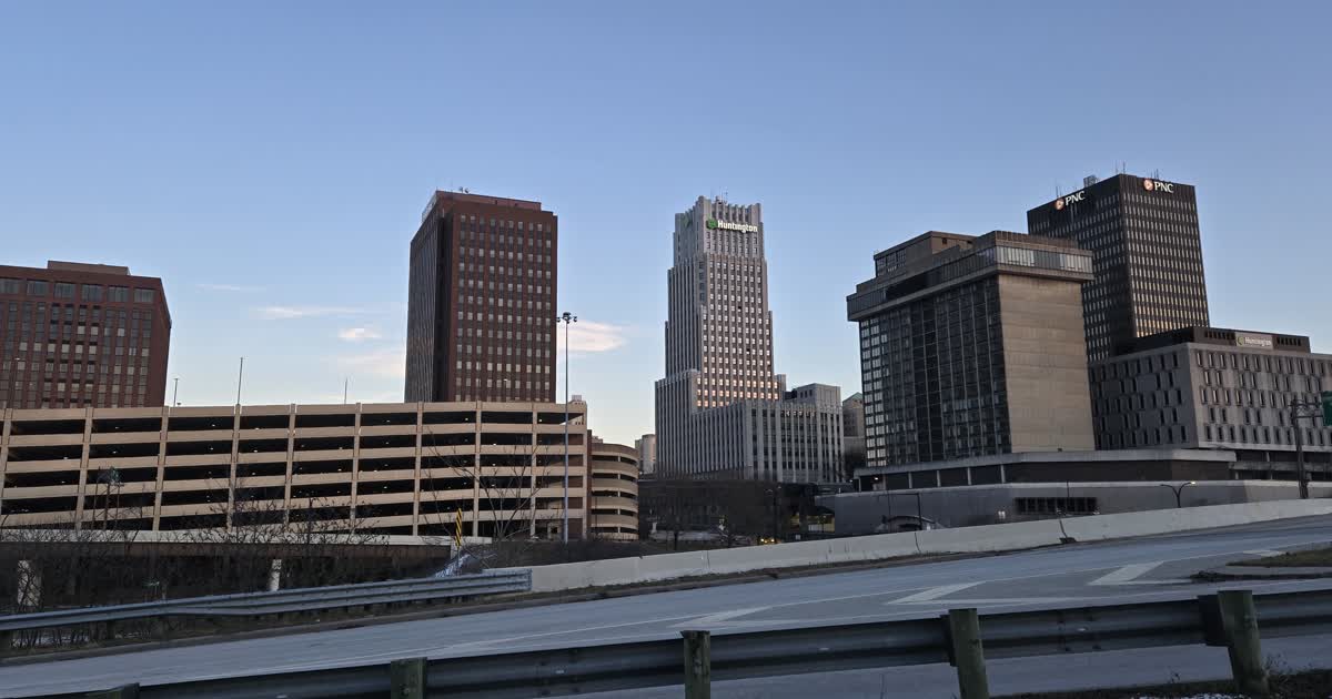 Akron, Ohio skyline