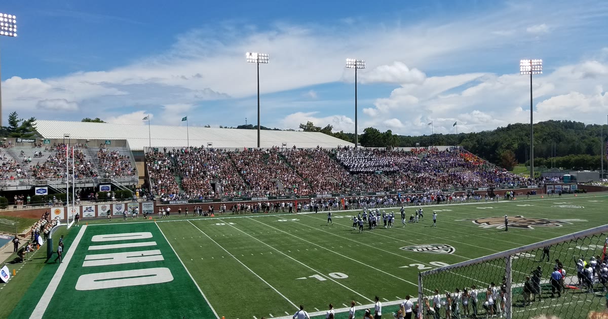 Peden Stadium at Ohio University in Athens, Ohio