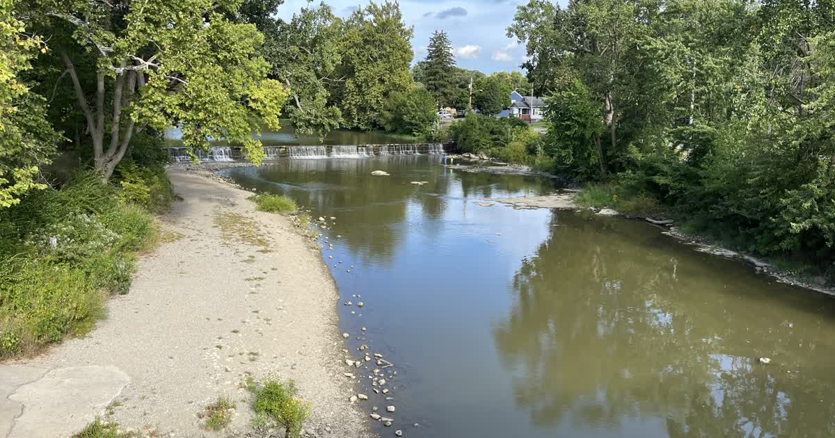 Blanchard River in Findlay Ohio
