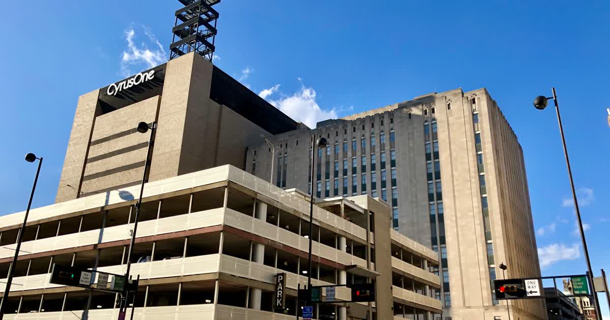 CyrusOne data center building in Cincinnati
