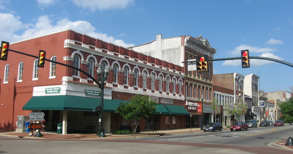 Downtown Lancaster Ohio Main Street