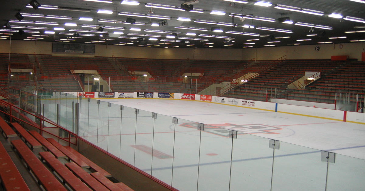 Slater Family Ice Arena ice rink at Bowling Green State University