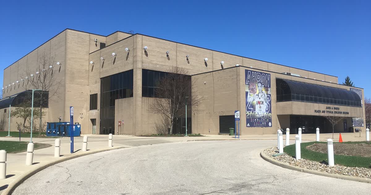 James A. Rhodes Arena, home of Akron Zips basketball