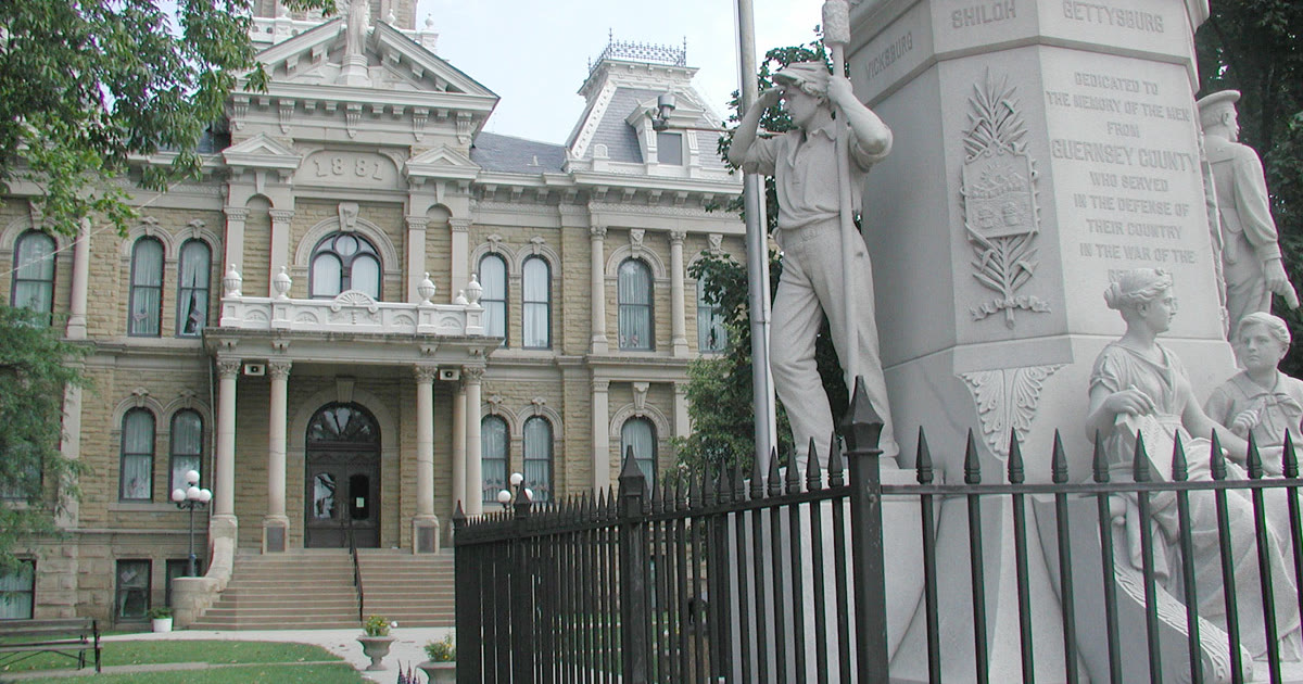 Guernsey County Courthouse in Cambridge, Ohio
