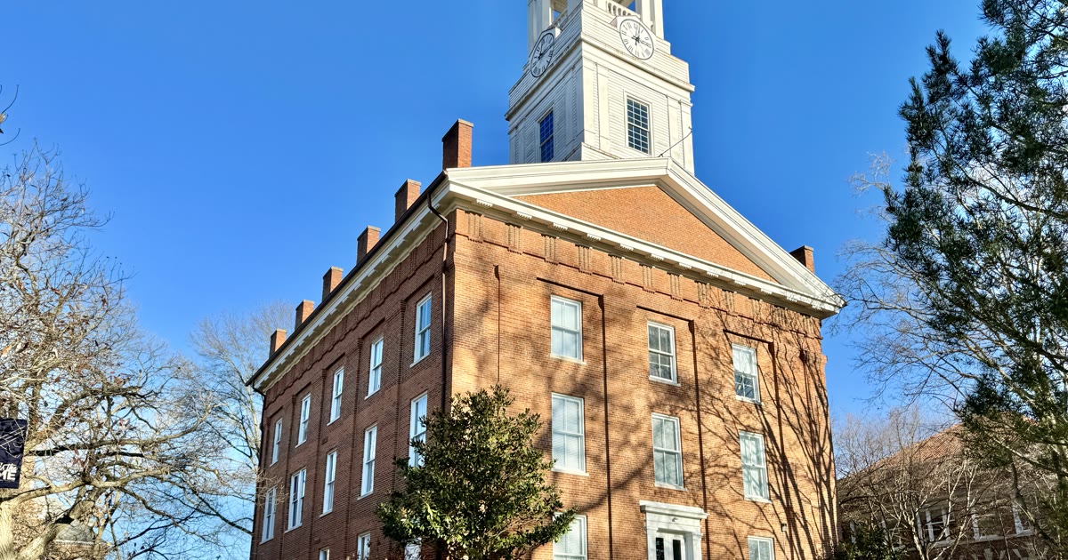 Erwin Hall at Marietta College in Marietta, Ohio