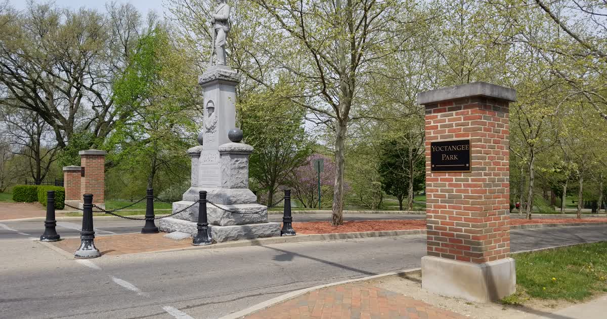 Yoctangee Park entrance in Chillicothe, Ohio