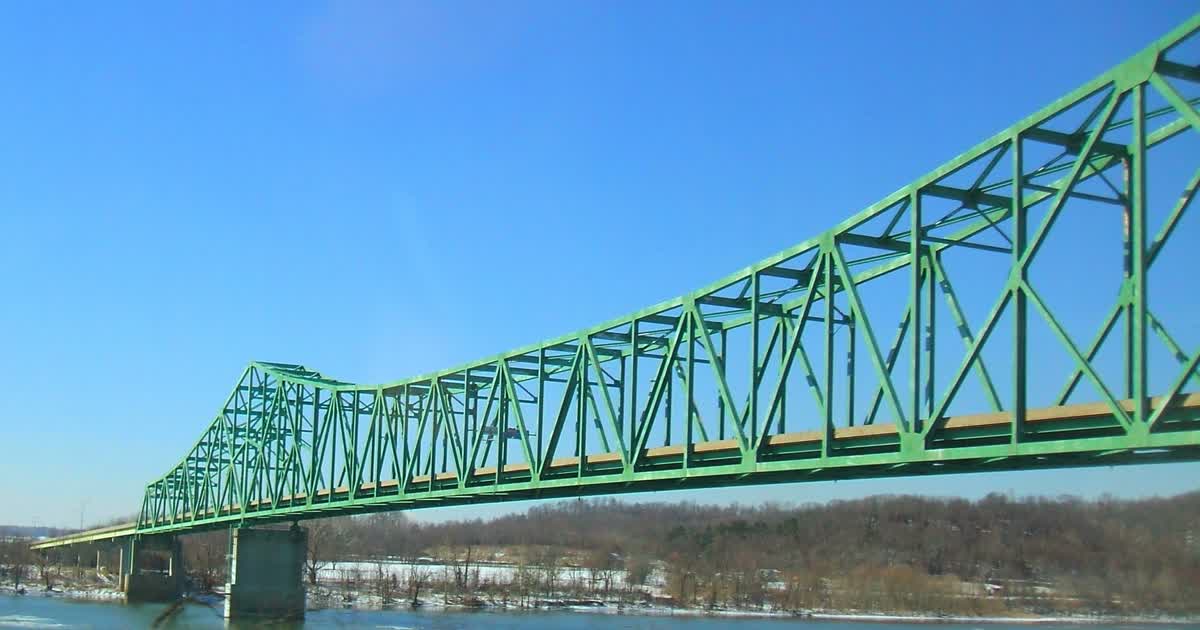 Pomeroy-Mason Bridge over the Ohio River in Meigs County