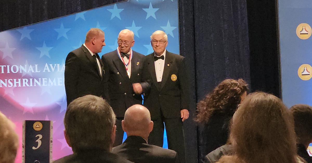National Aviation Hall of Fame enshrinement ceremony in Dayton