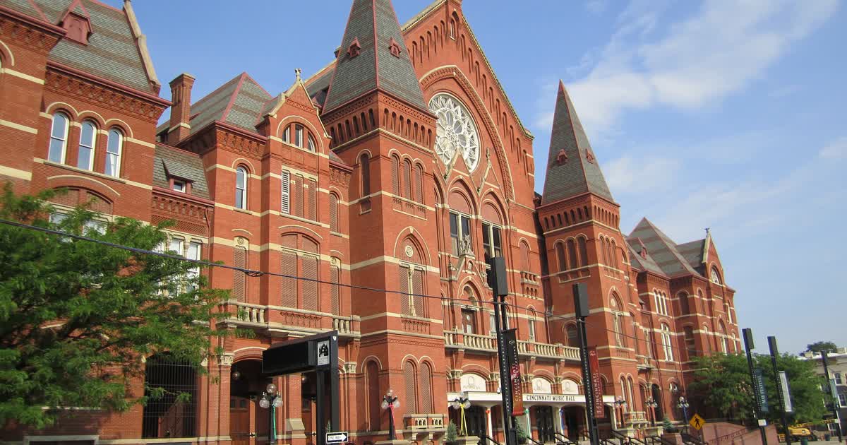 Cincinnati Music Hall in Over-the-Rhine, Cincinnati
