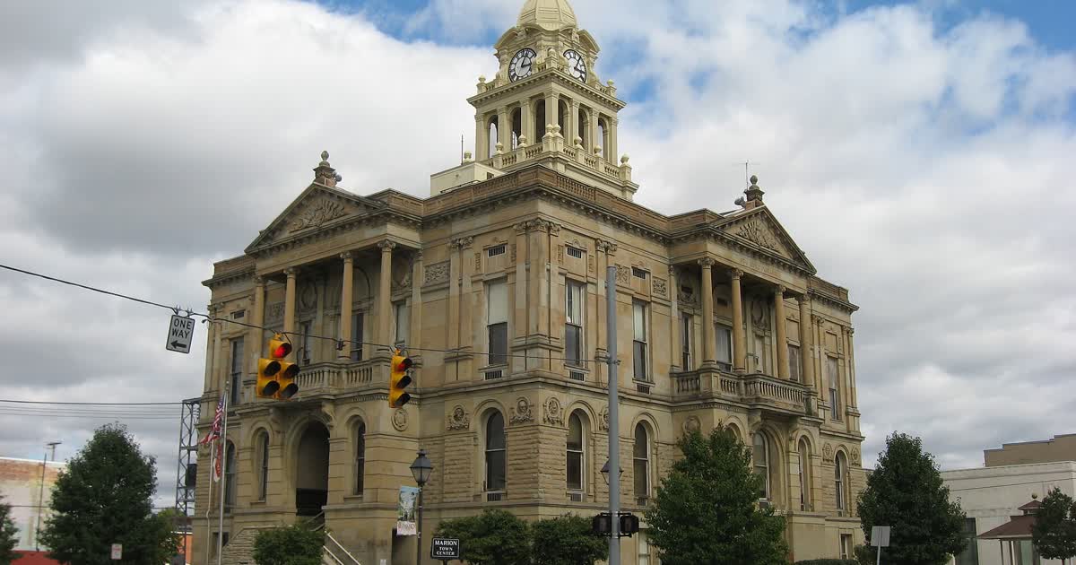 Marion County Courthouse in Marion, Ohio