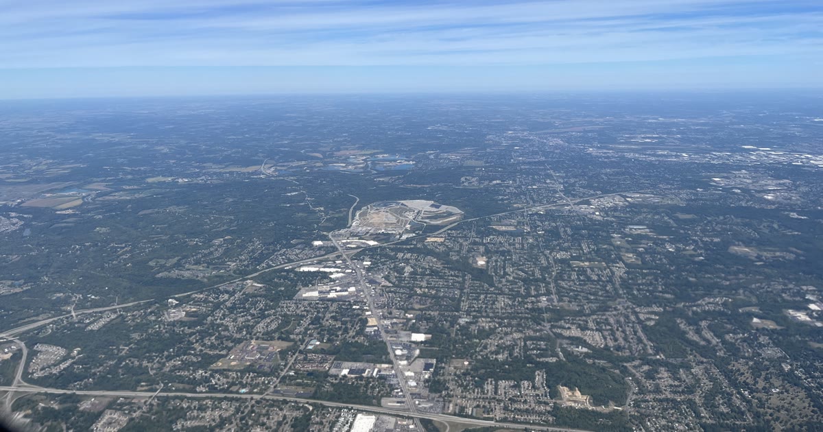 Aerial view of Colerain Township Ohio