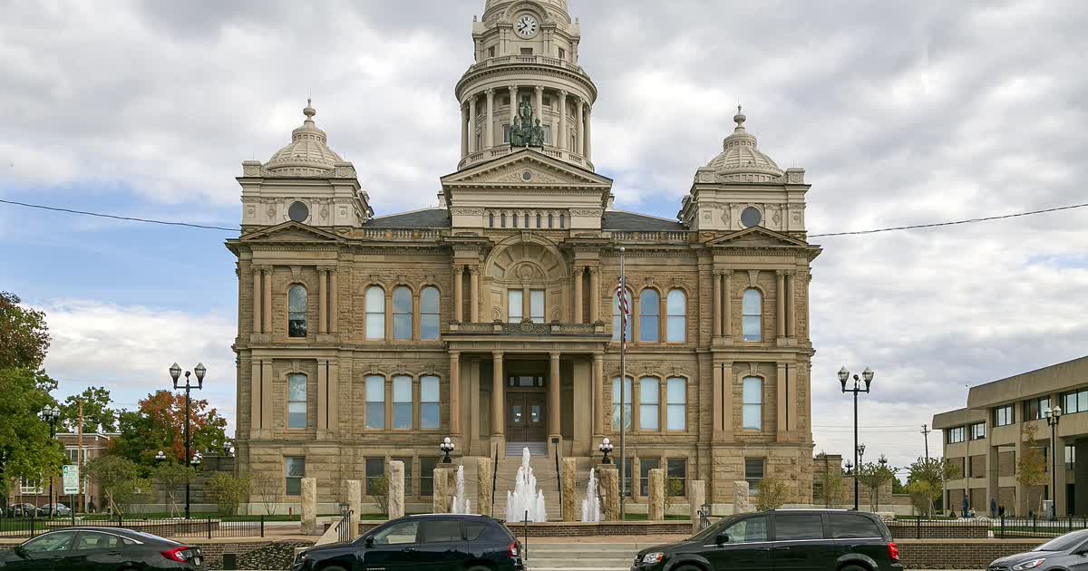 Miami County Courthouse in Troy, Ohio