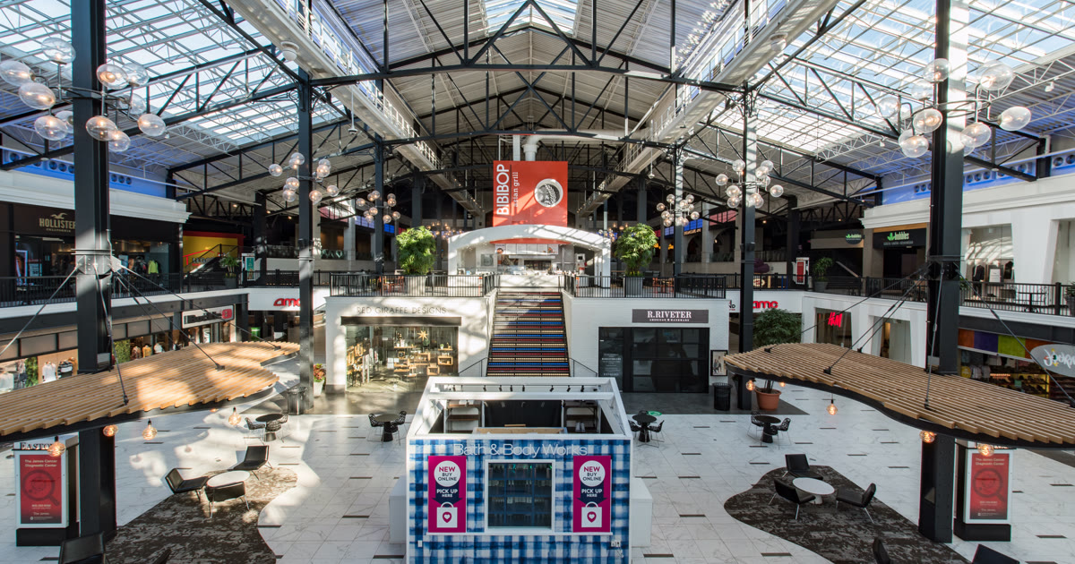 Easton Town Center in Columbus, where Bath and Body Works will open a Feel Good concept store