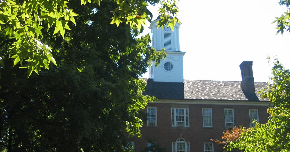 Cutler Hall at Ohio University in Athens, Ohio
