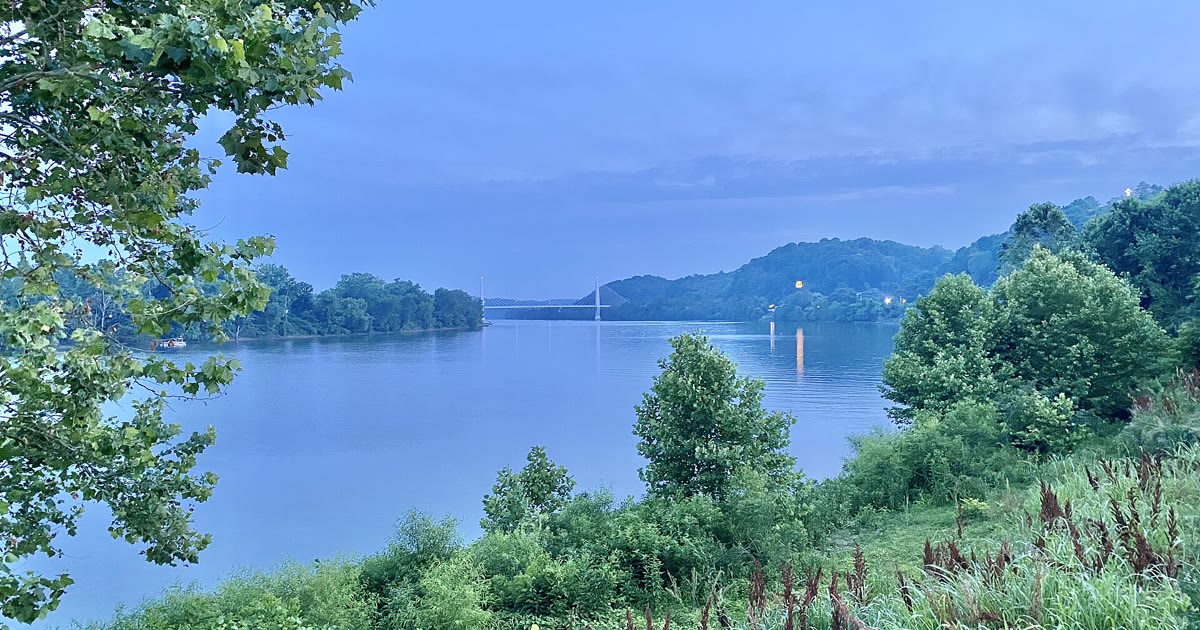Ohio River at Pomeroy Ohio