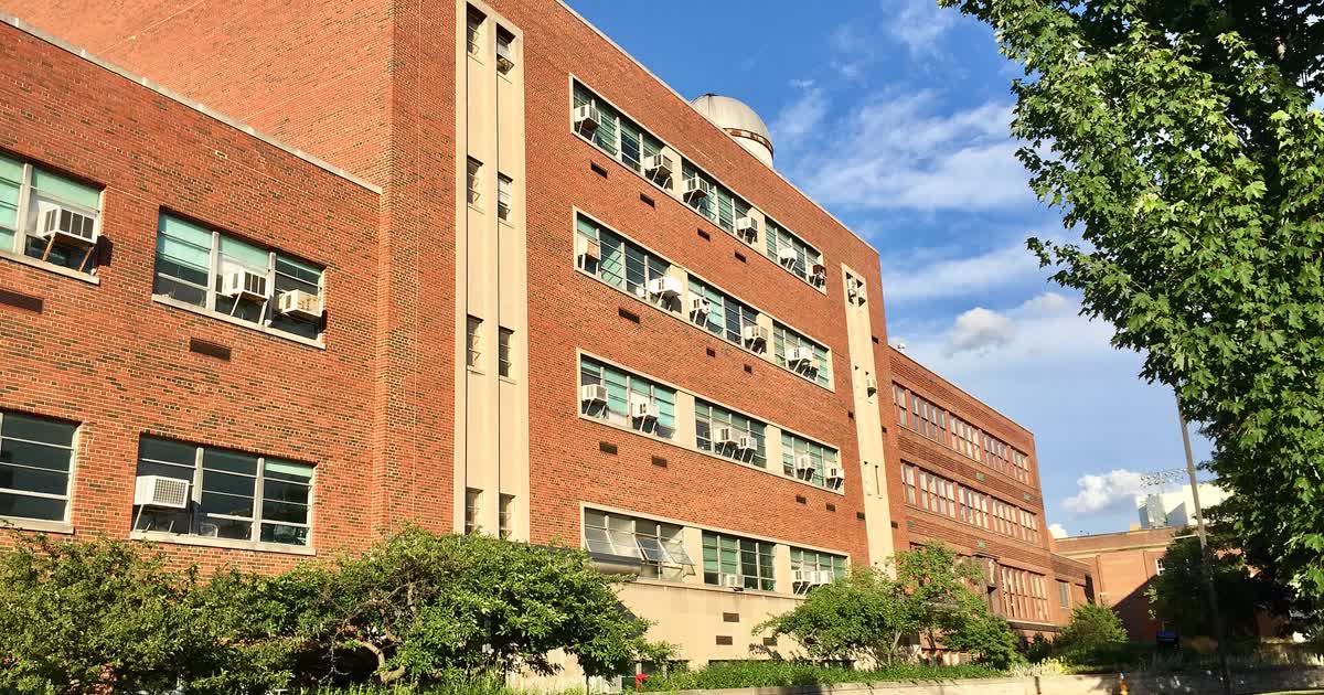 Case Western Reserve University campus building in Cleveland