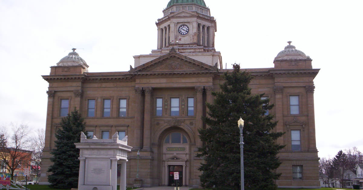 Wyandot County Courthouse in Upper Sandusky, Ohio