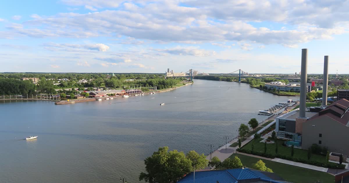 The Maumee River in Toledo, Ohio