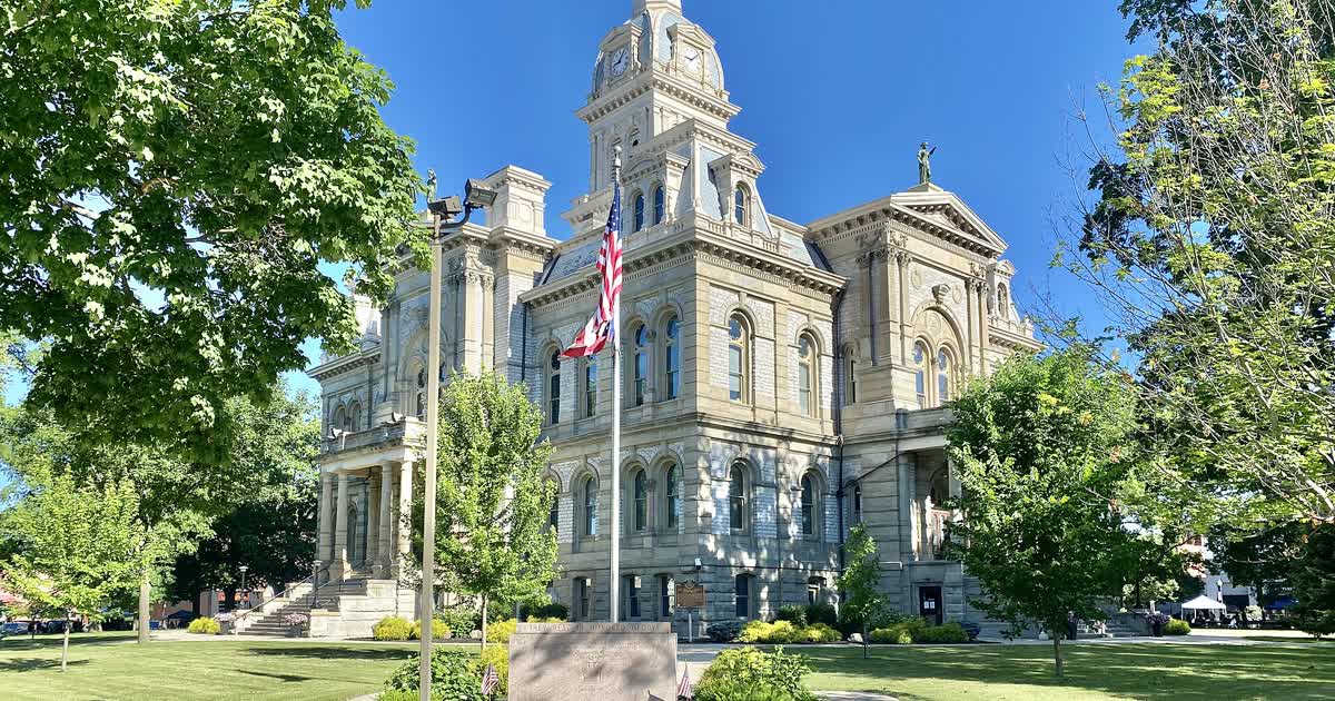 Shelby County Courthouse in Sidney, Ohio