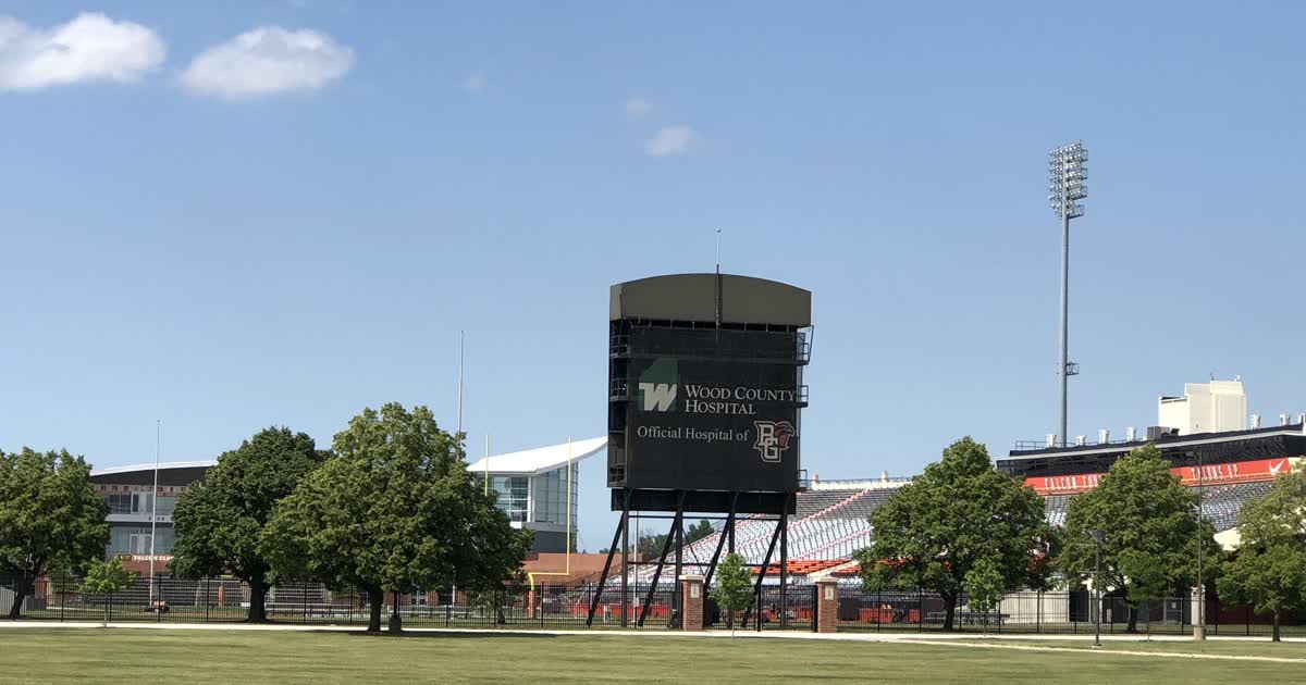 Doyt Perry Stadium in Bowling Green, home of the Falcons
