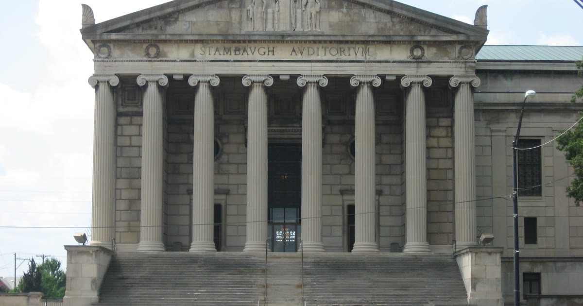Stambaugh Auditorium in Youngstown, Ohio