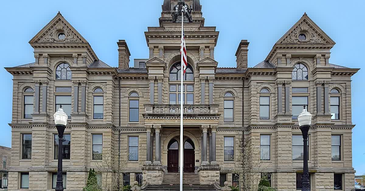 Hancock County Courthouse in Findlay, Ohio