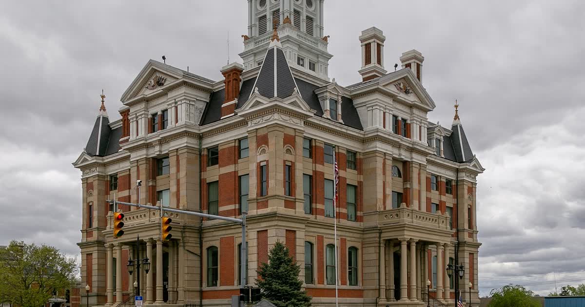 Henry County Courthouse in Napoleon, Ohio