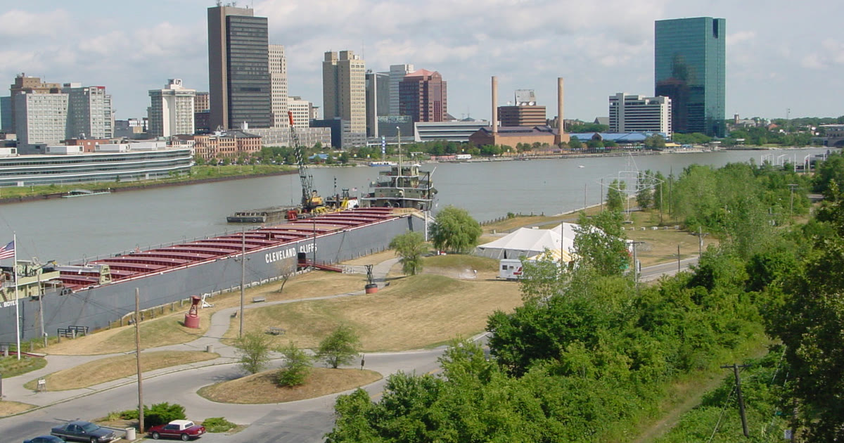 Toledo skyline across the Maumee River