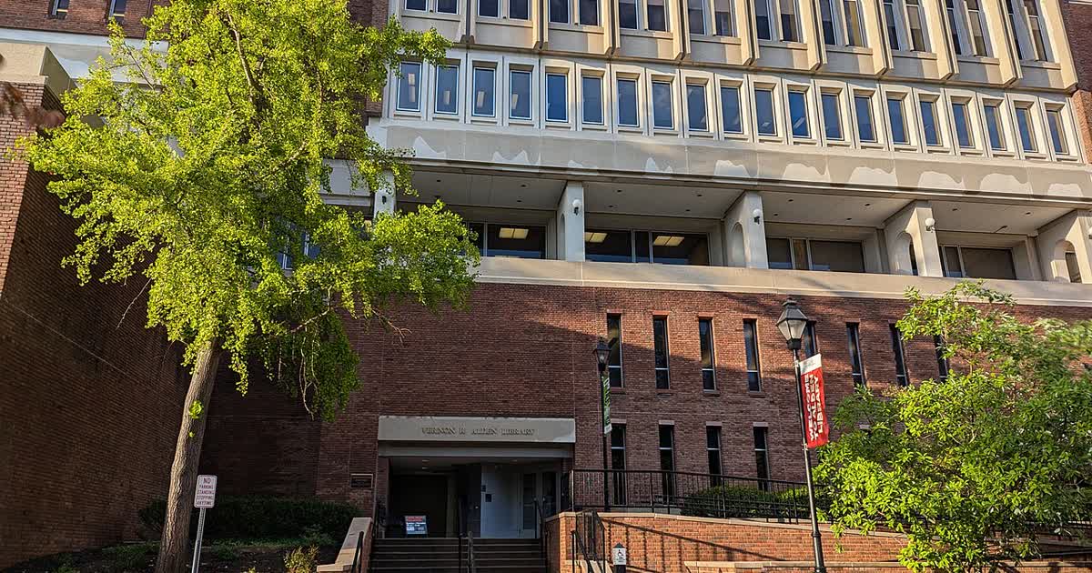 Ohio University's Alden Library on the Athens campus