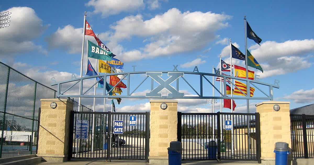 The stadium entrance at Cincinnati St. Xavier High School