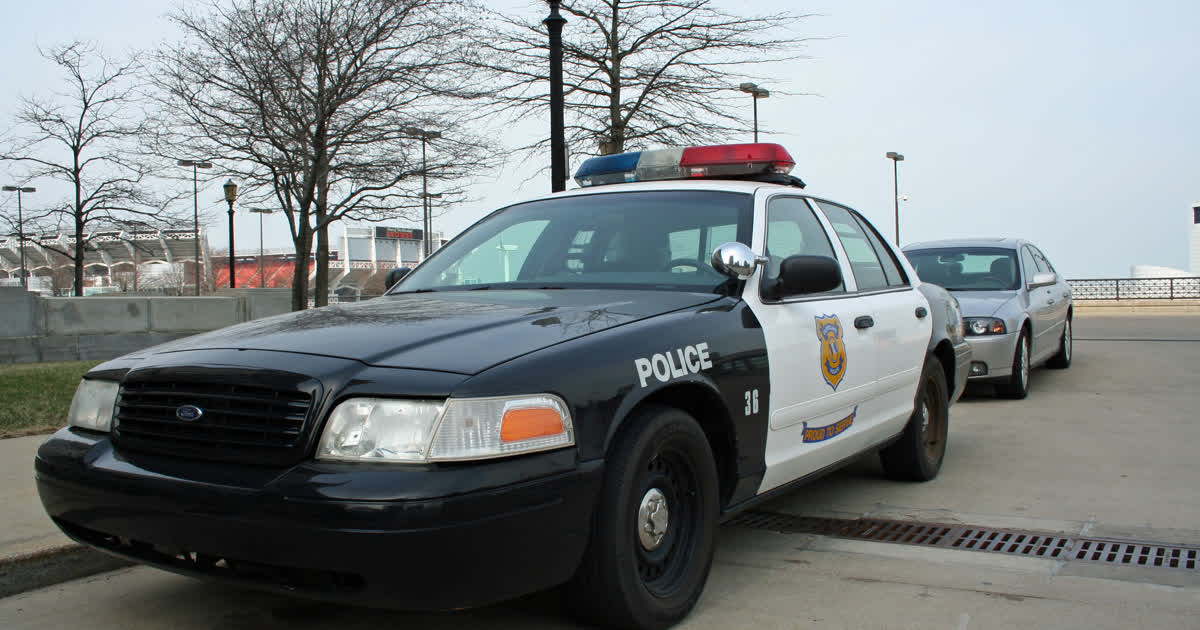 Cleveland police cruiser