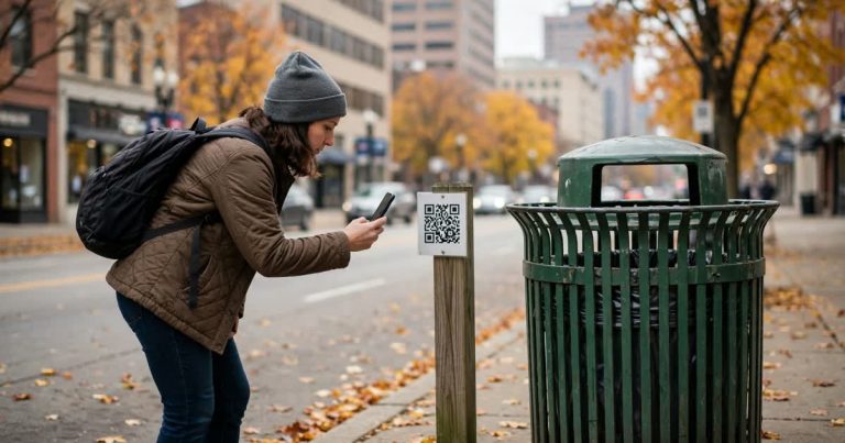 Toledo’s Echo QR Codes Let Residents Report Full Trash Bins as System Expands