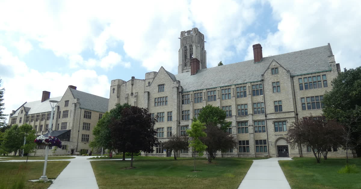 University Hall at the University of Toledo in Toledo, Ohio