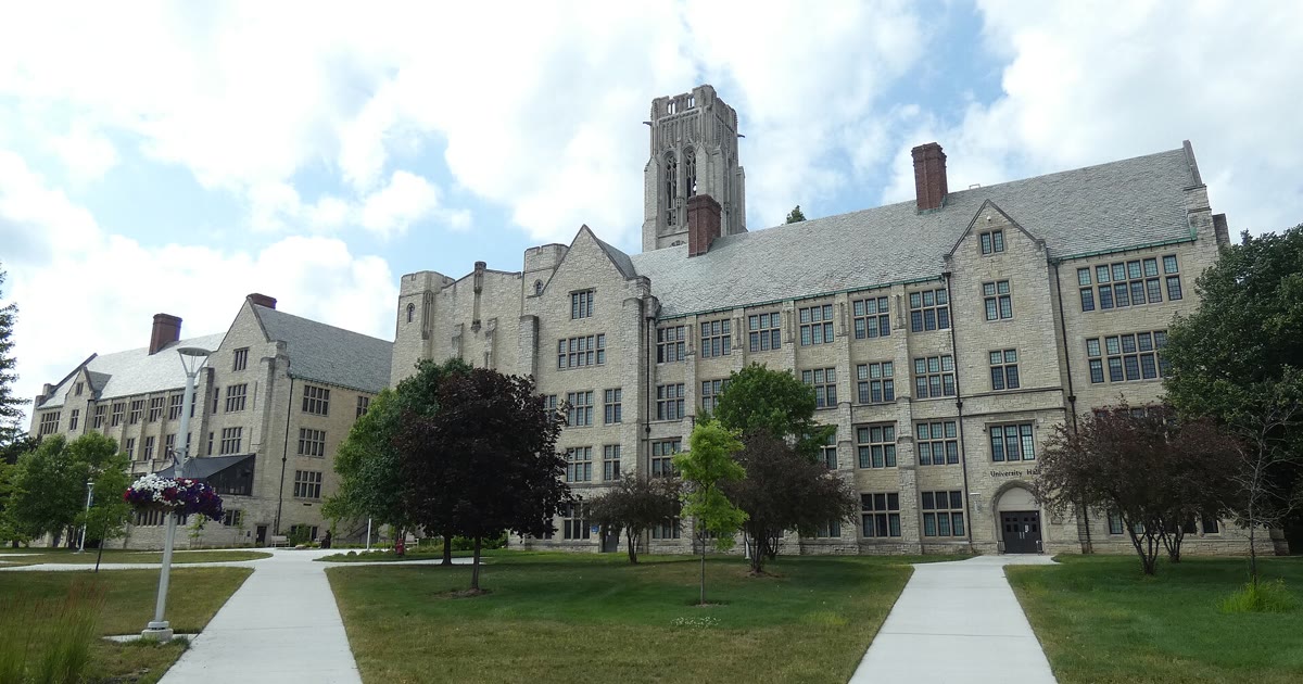 University Hall on the University of Toledo campus