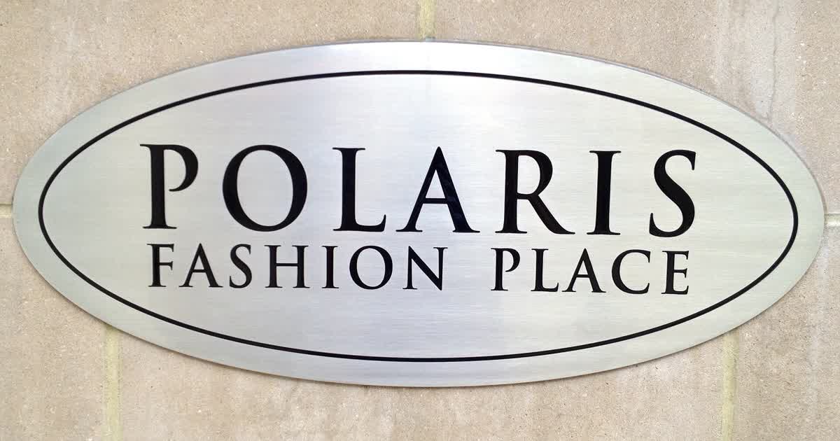 The Polaris Fashion Place sign in Columbus Ohio