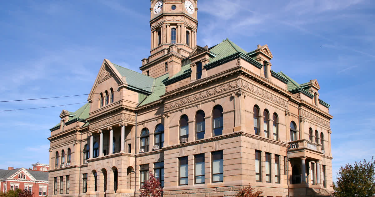 Auglaize County Courthouse in Wapakoneta, Ohio